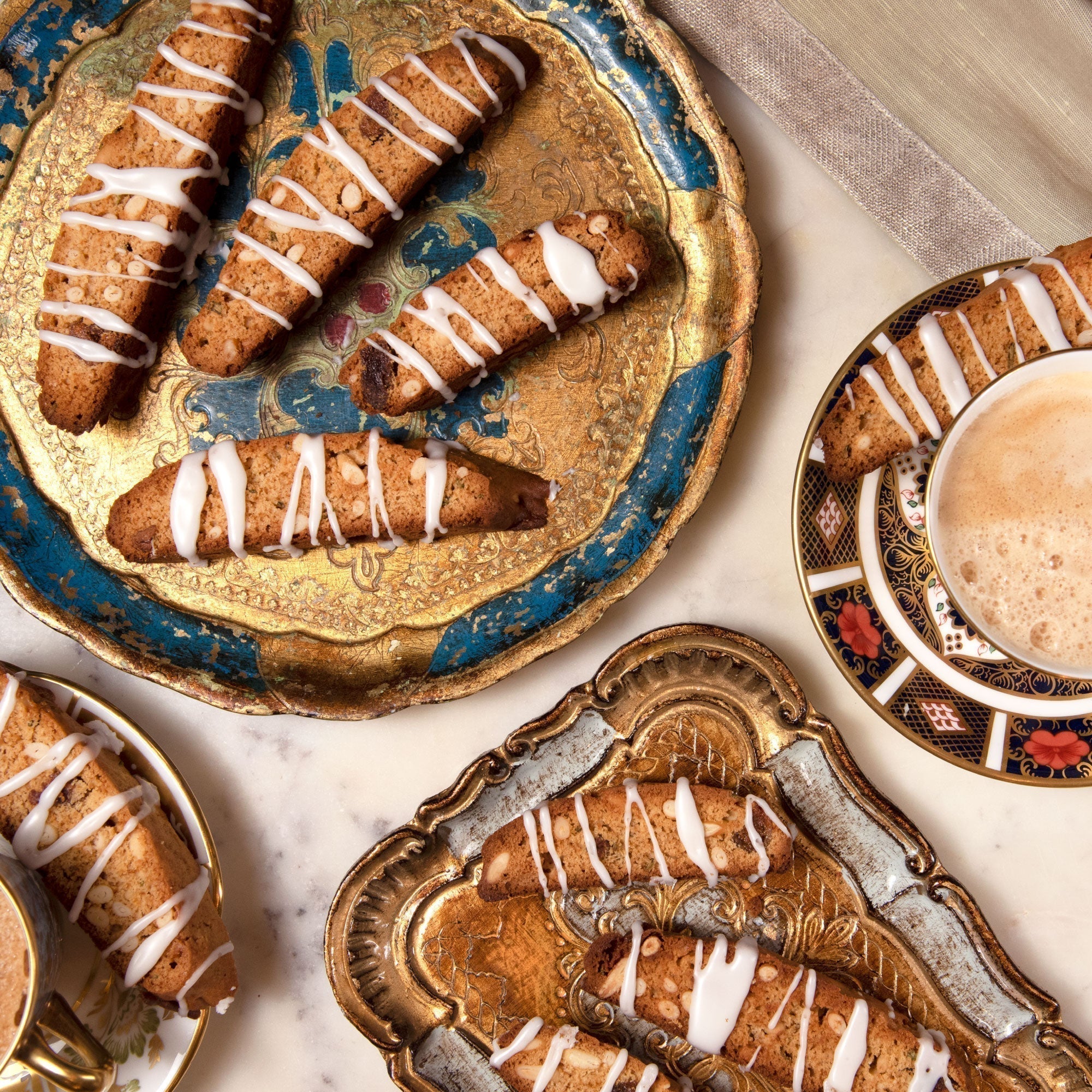 Apricot, Pine Nut, and Honey Biscotti Recipe