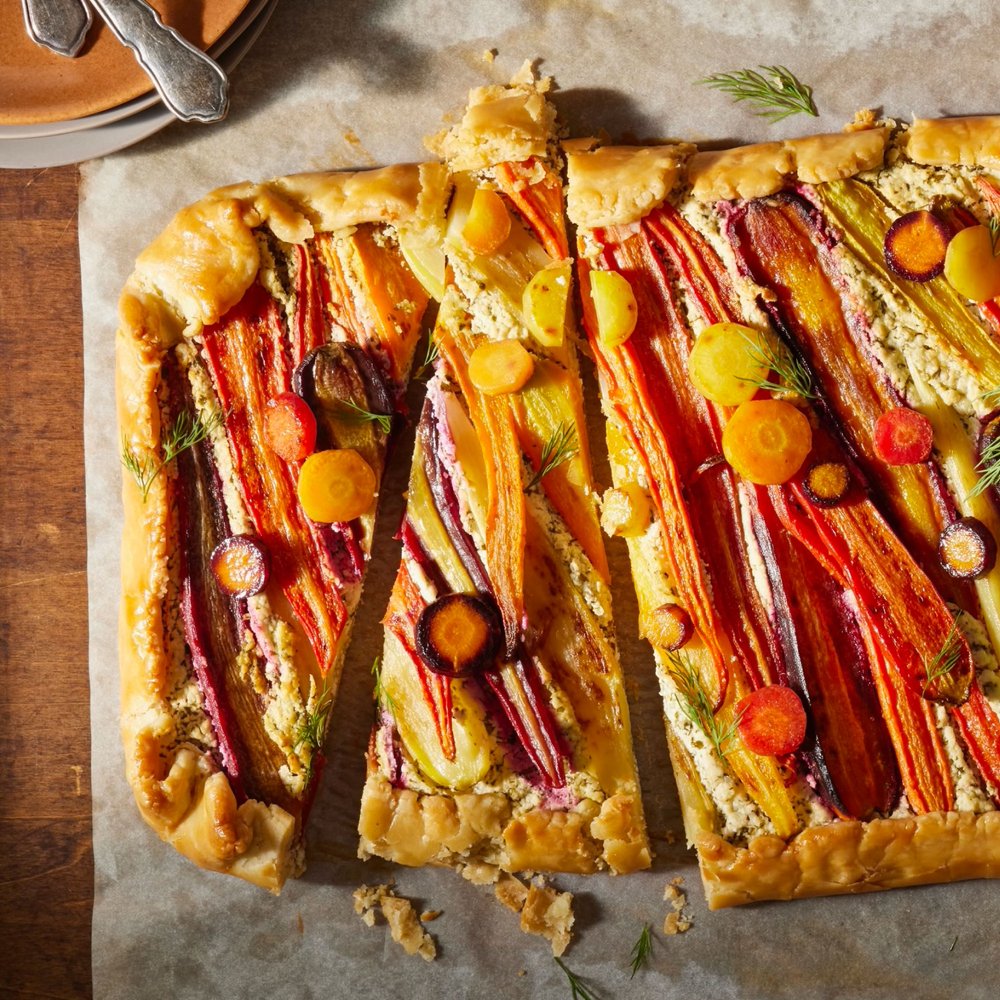 Carrot Feta Tart