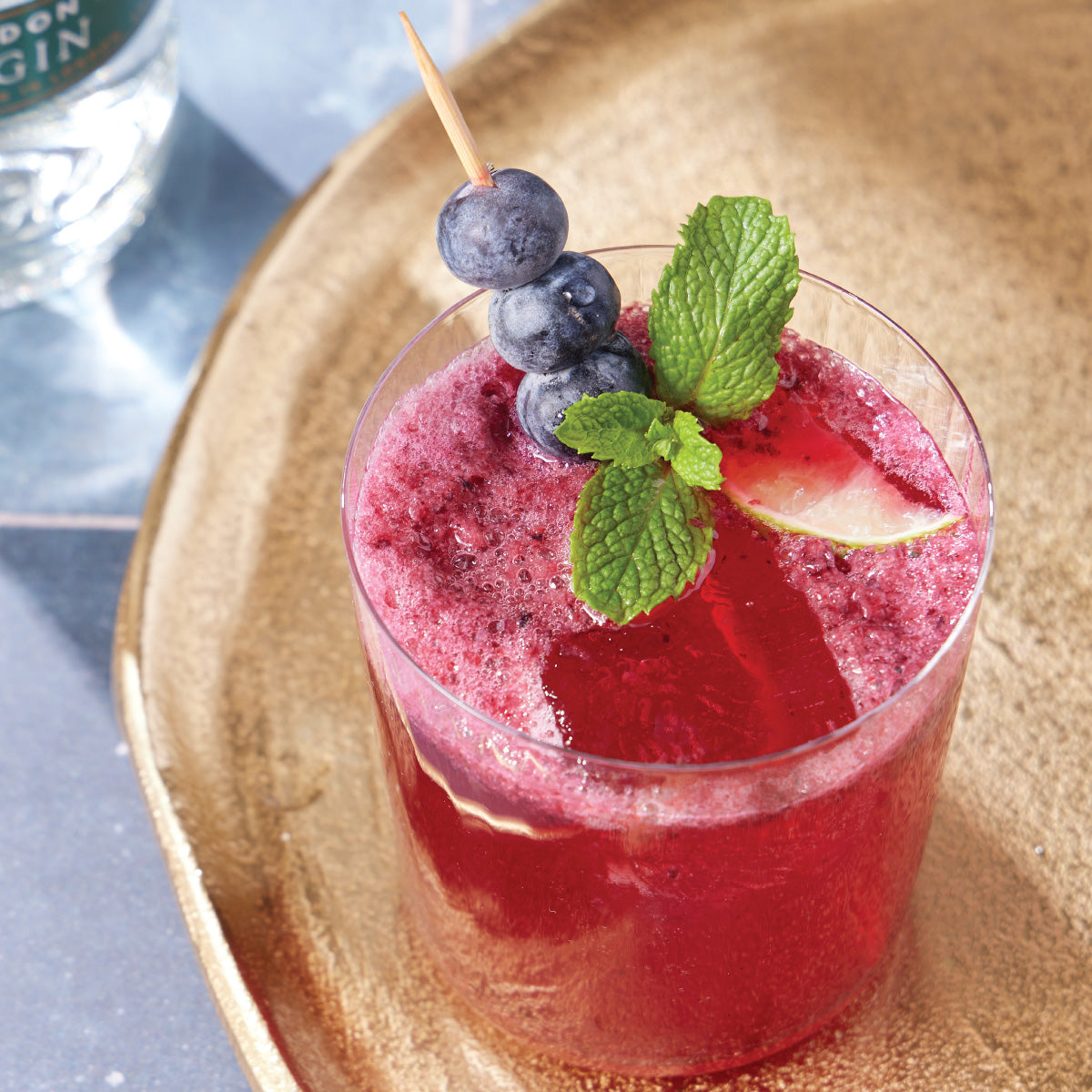 Blueberry Gin and Tonic Recipe