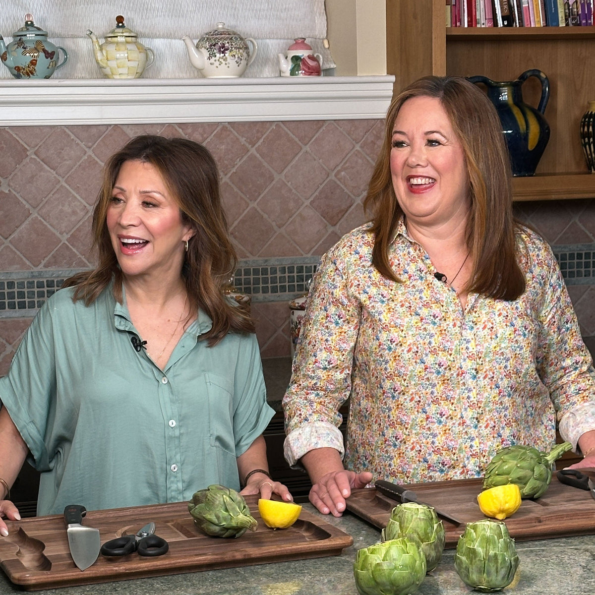 Stuffed Artichokes Recipe with Cheri Oteri | Mary DiSomma