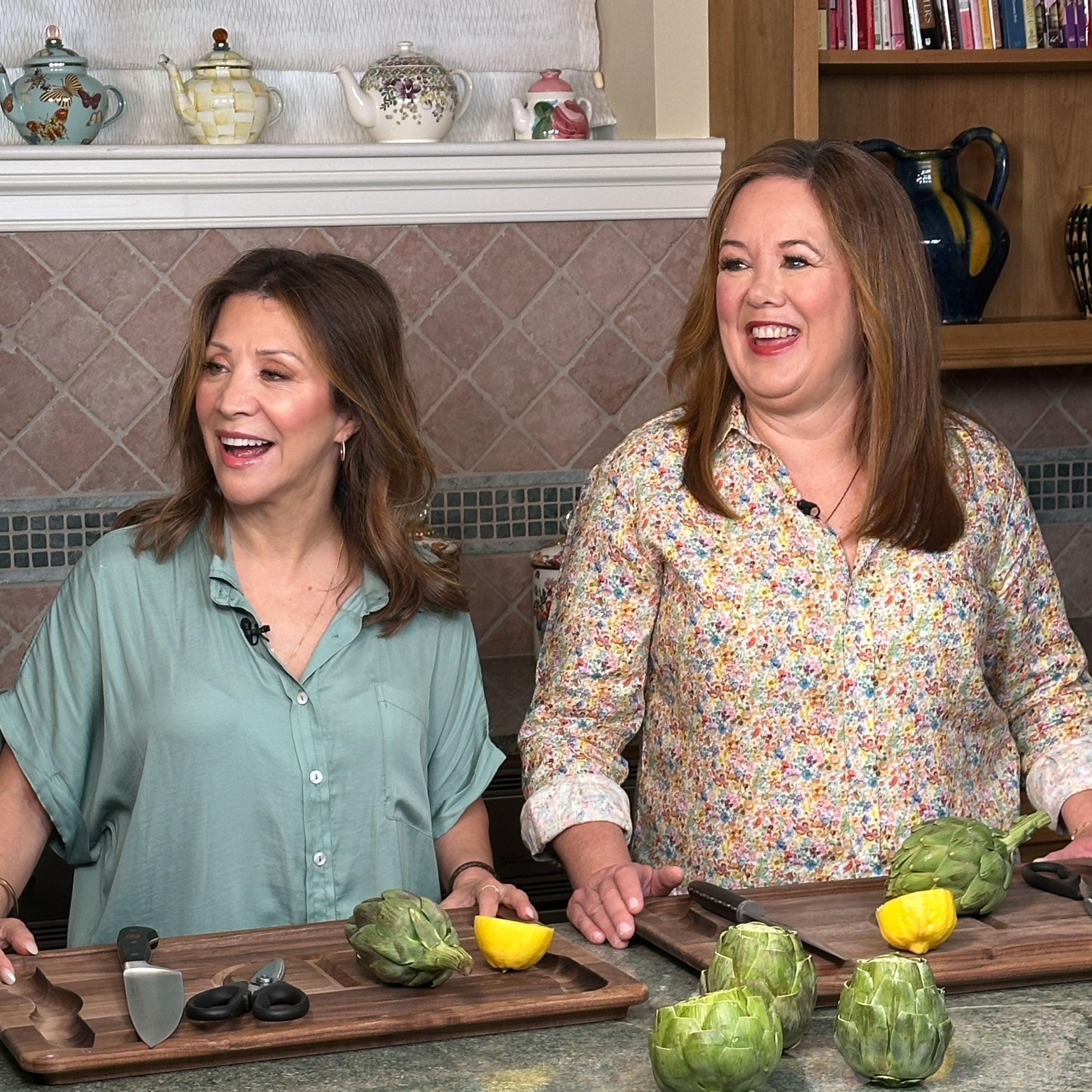 Mary’s Italian Stuffed Artichokes Recipe with Cheri Oteri