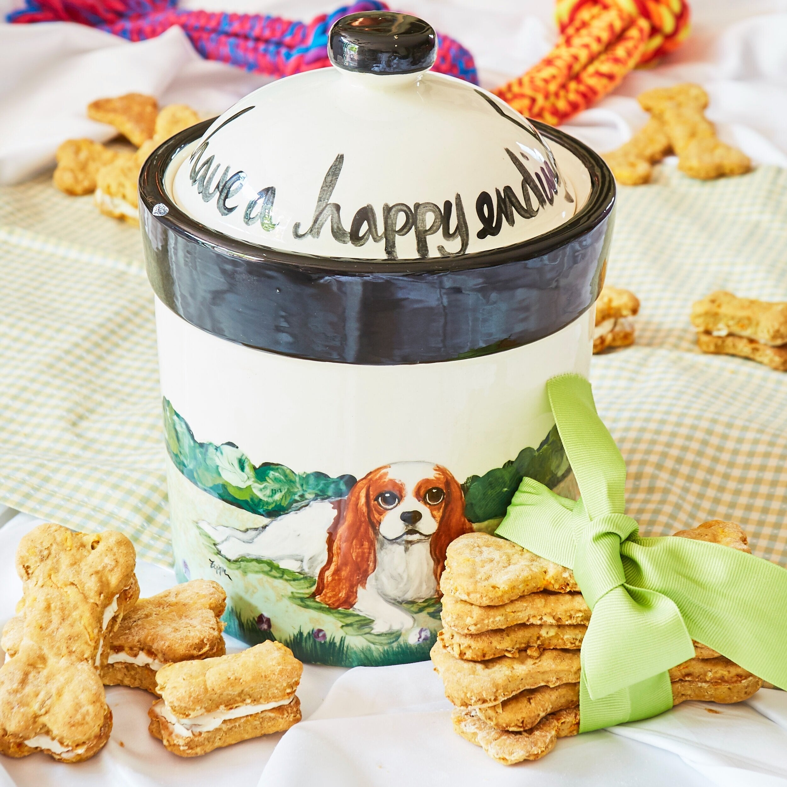 Dog Biscuits and Cookie Jar
