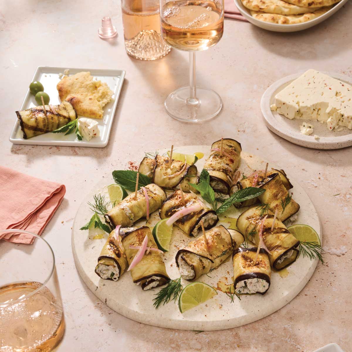 Grilled Eggplant Rollatini
