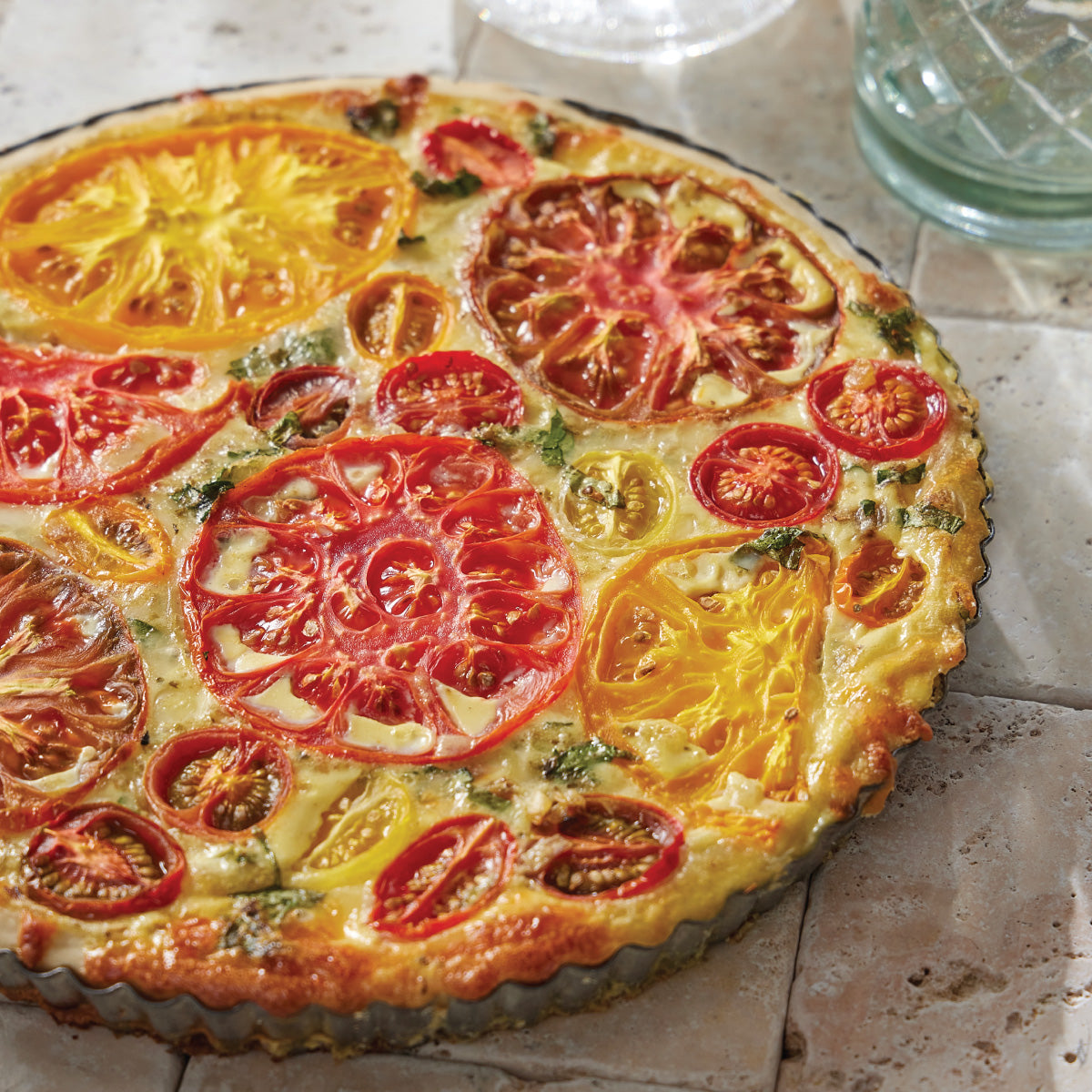 Tomato Basil Tart