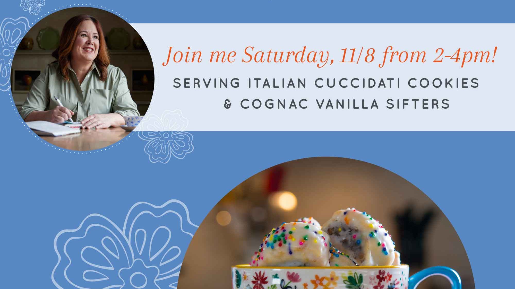 Book Signing & Italian Cookie Tasting at Hudson Grace
