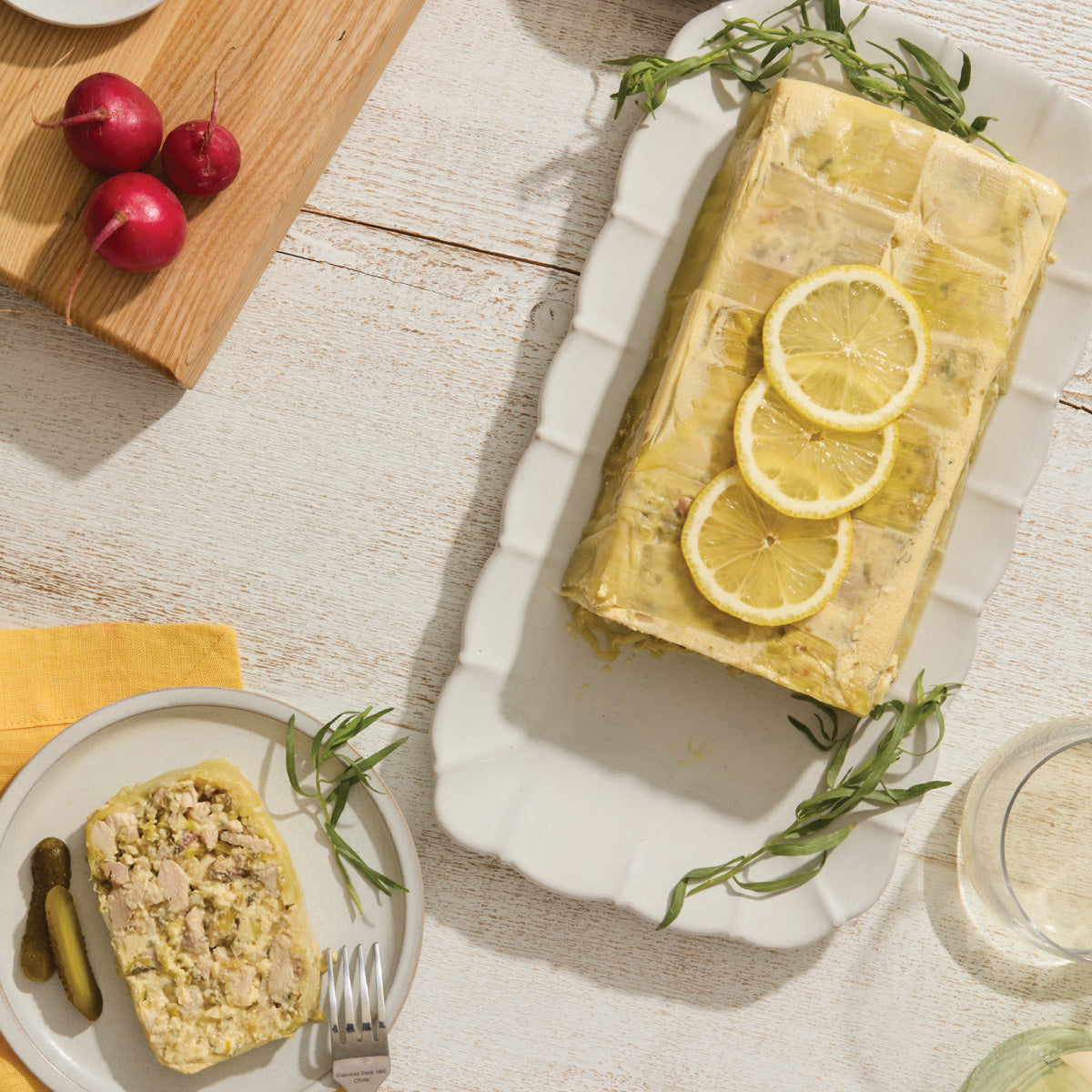 Leek and Chicken Terrine