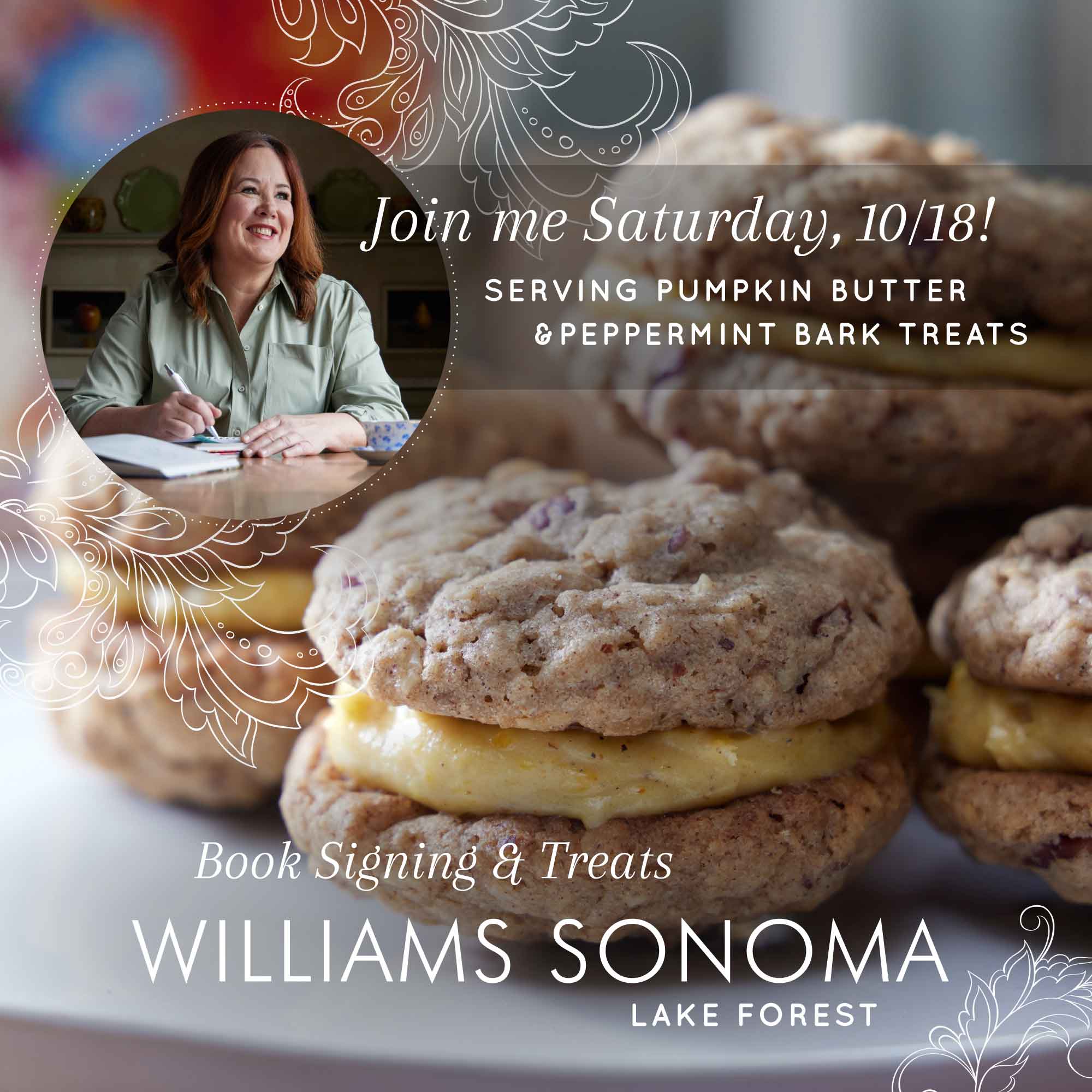 Book Signing at Williams Sonoma