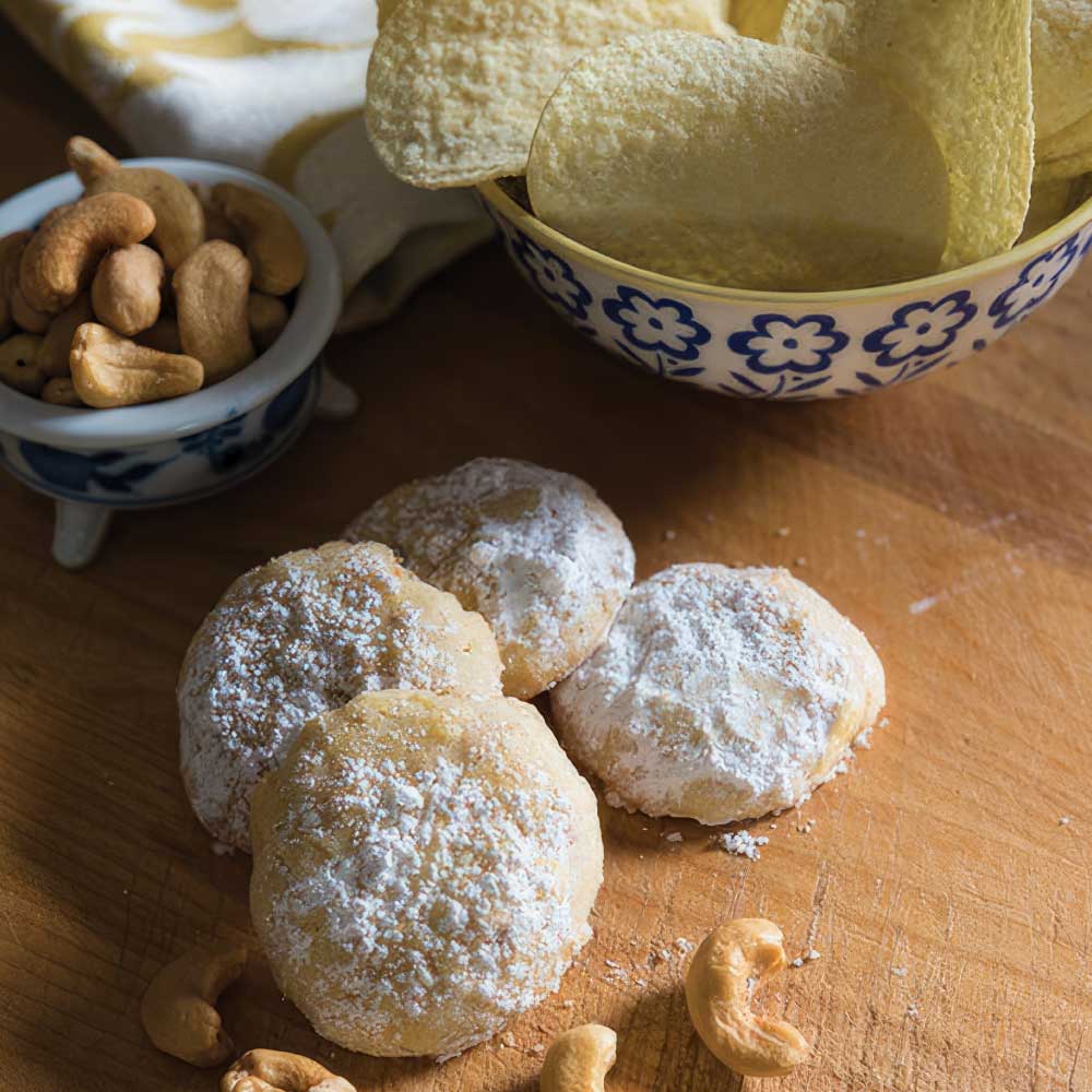 Sweet n’ Salty Cashew Potato Chip Cookies | Mary DiSomma