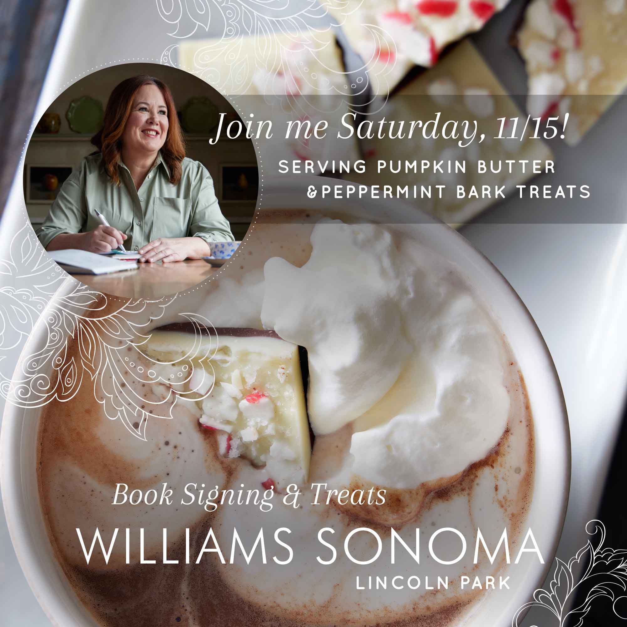 Book Signing at Williams Sonoma