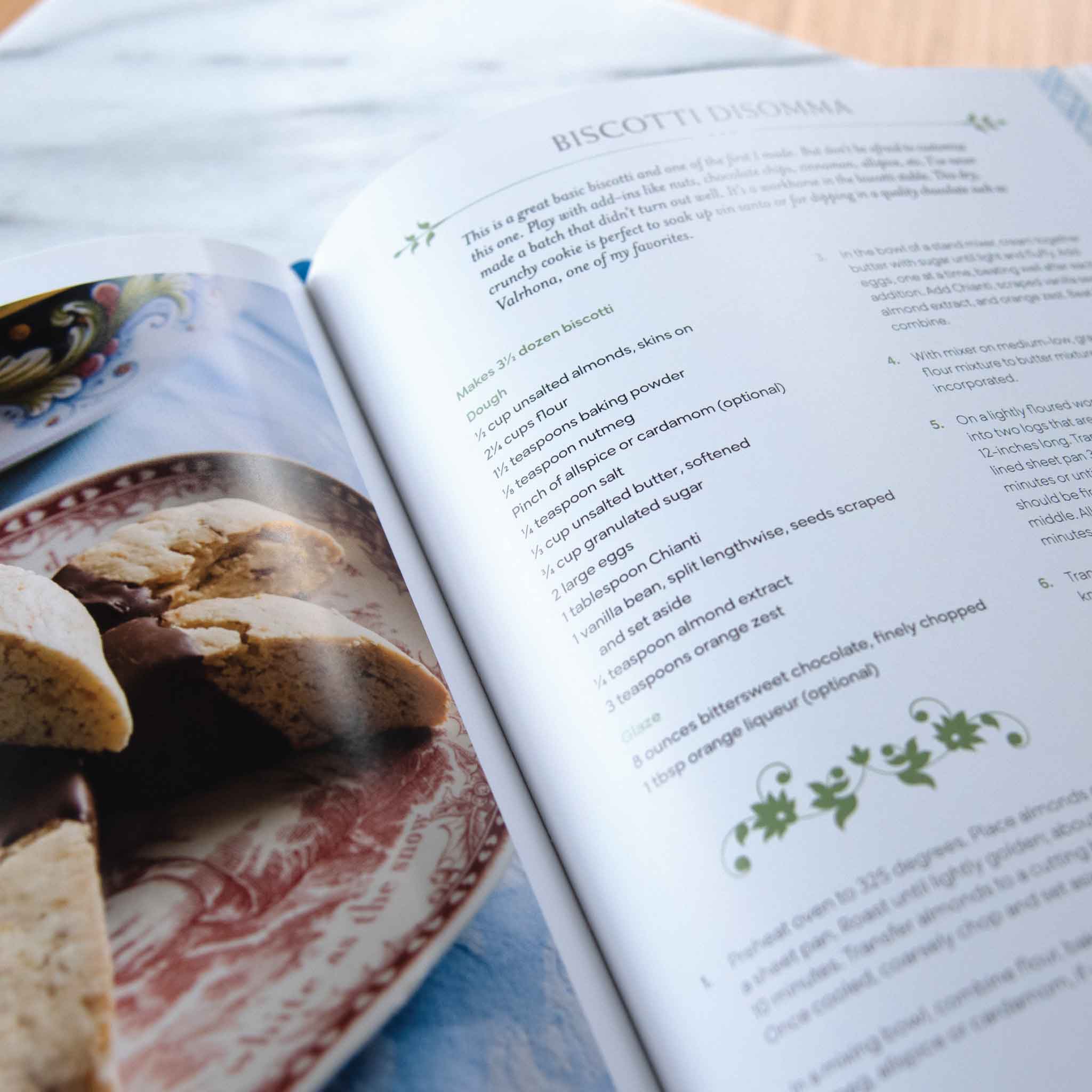 A Gift of Cookies: Recipes to Share with Family & Friends, Interior Detail of Family Biscotti Recipe