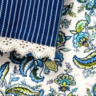 Luxe Decorative Tea Towel Set | Close up of pattern and lace