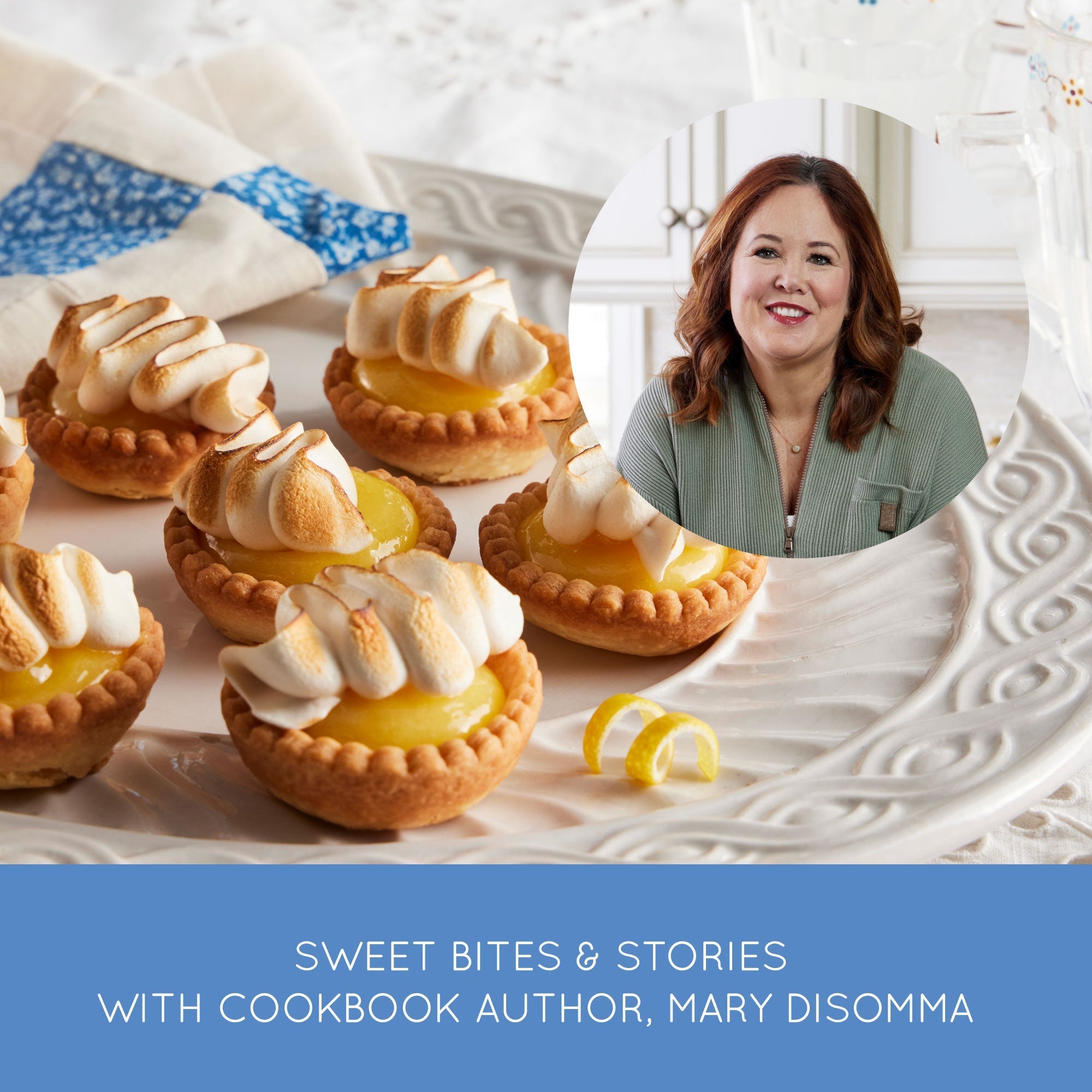 Sweet Bites Lemon Meringue with Mary's Portrait