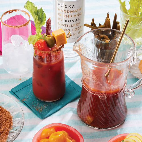 Creating a Bloody Mary Bar with Easy Bloody Mary Mix and Salt Rim Recipes