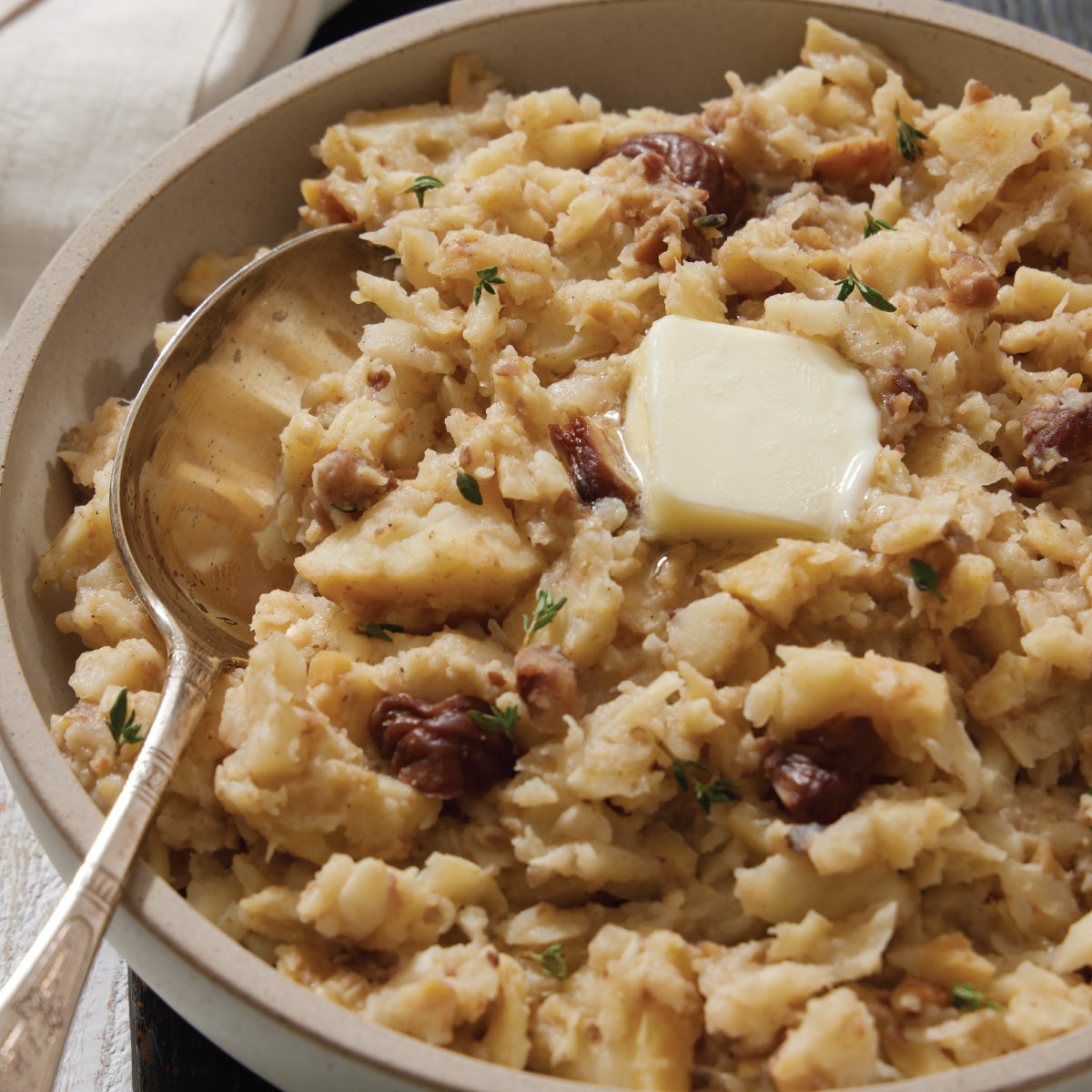 Celery Root and Chestnut Mash Recipe