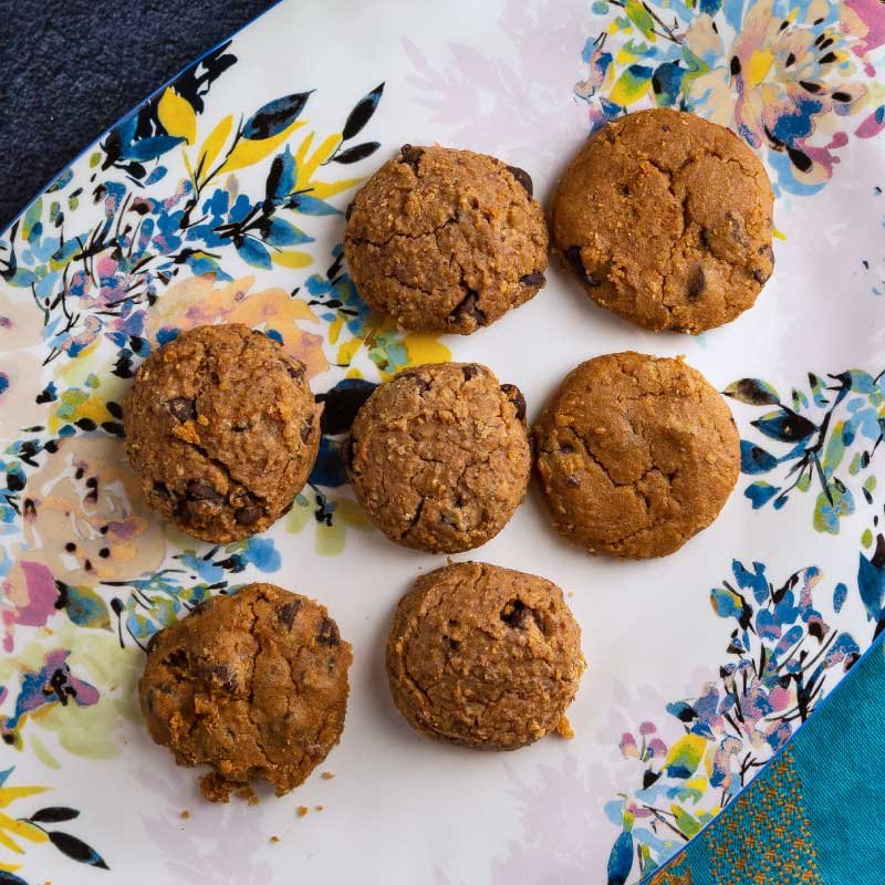 Chickpea Chocolate Chip Cookies