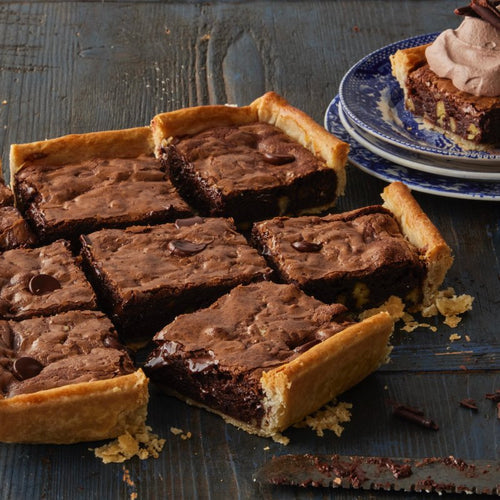 Mary’s Chocolate Brownie Pie Bars 