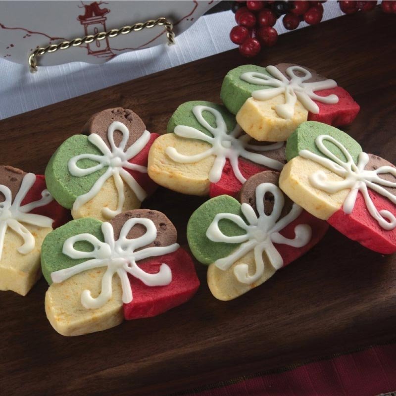 Christmas Checkerboard Cookies