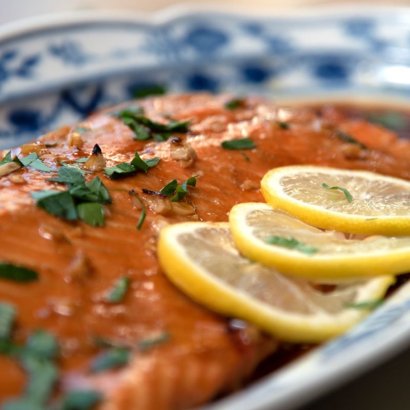 Brown Sugar Glazed Salmon
