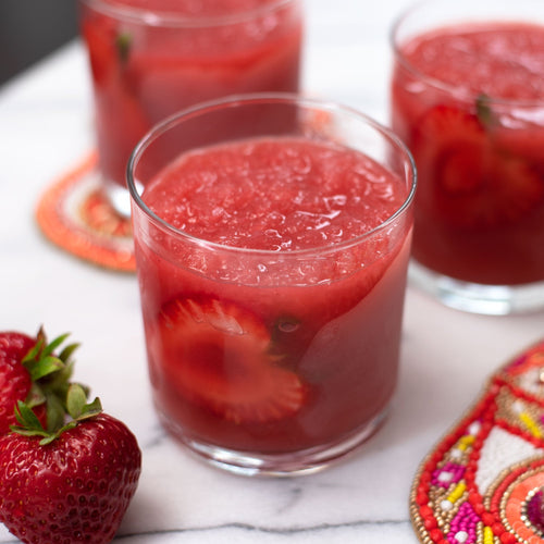 Easy Strawberry Limoncello Frosé: A Deliciously Simple Frozen Rosé Cocktail Recipe for Summer Sipping