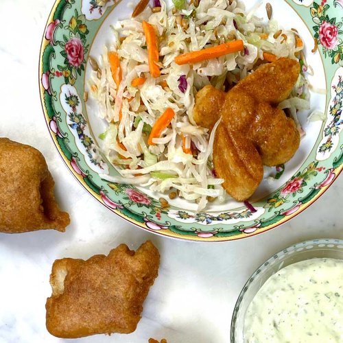 No-Mayo Nutty Coleslaw