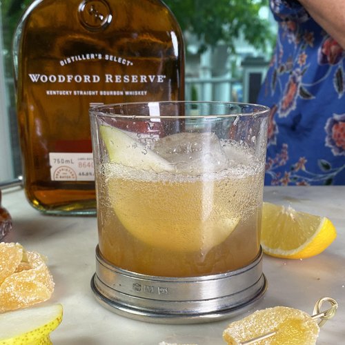 Ginger Pear Bourbon Cocktail