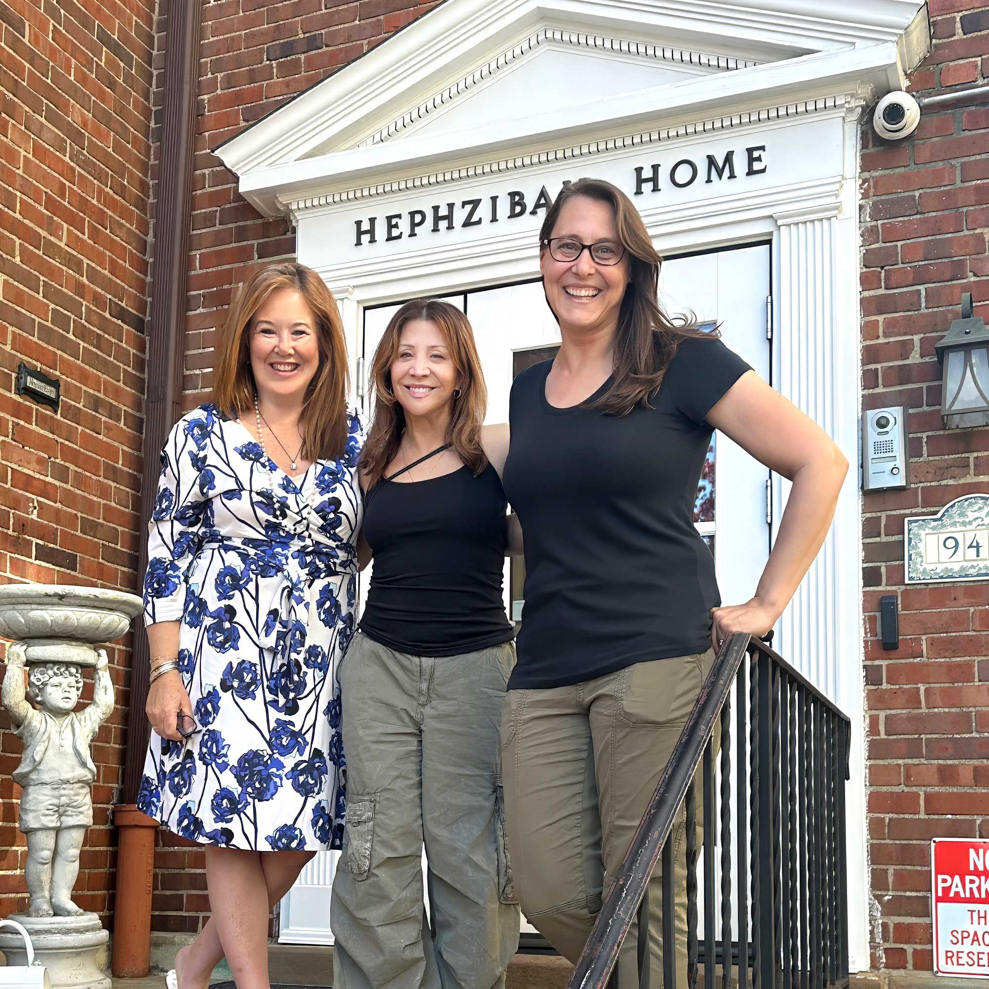 Mary Cheri and Juliet at Hephzibah Home