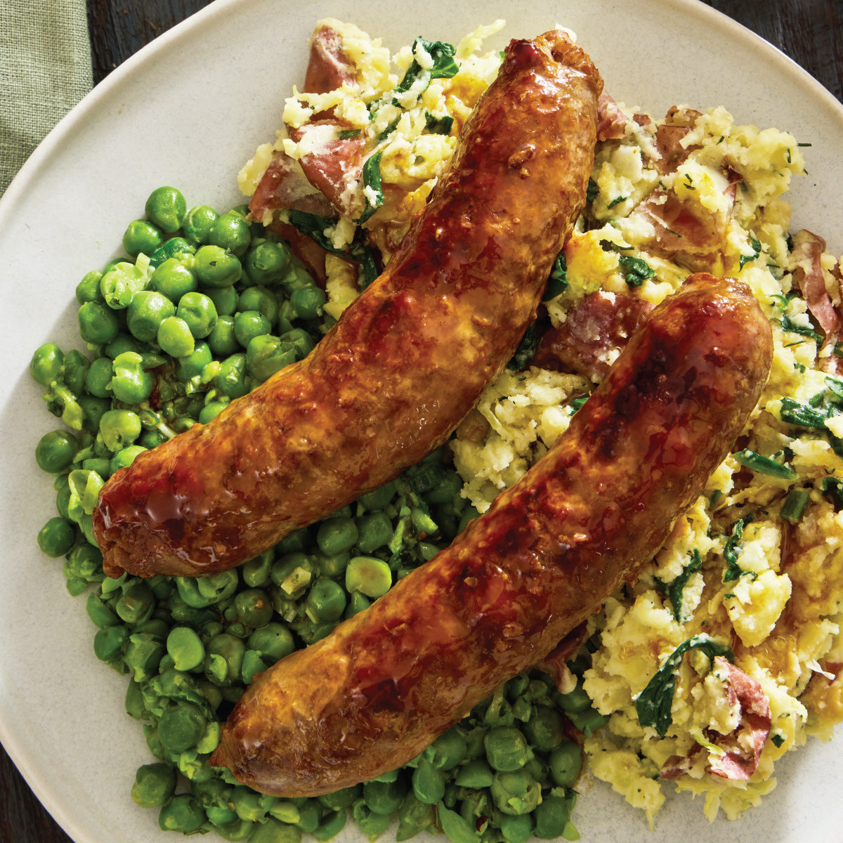 Irish Whiskey Bangers and Mash