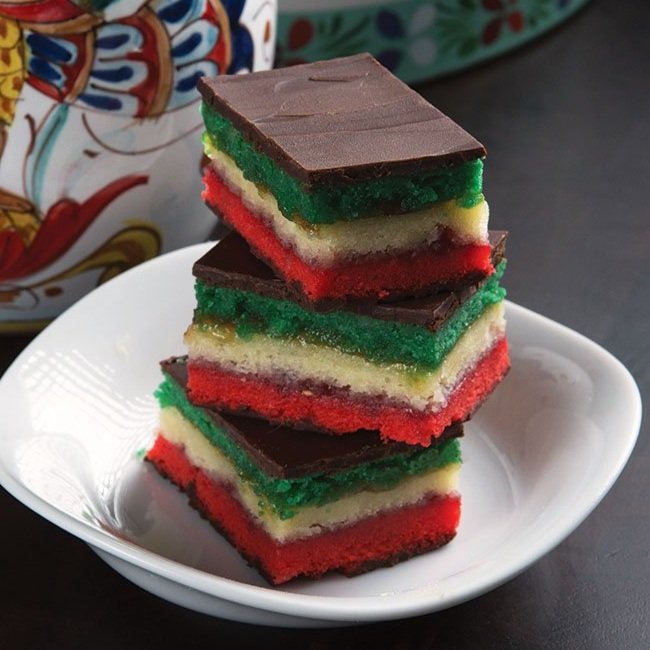Aunt Kathy's Italian Rainbow Cookies