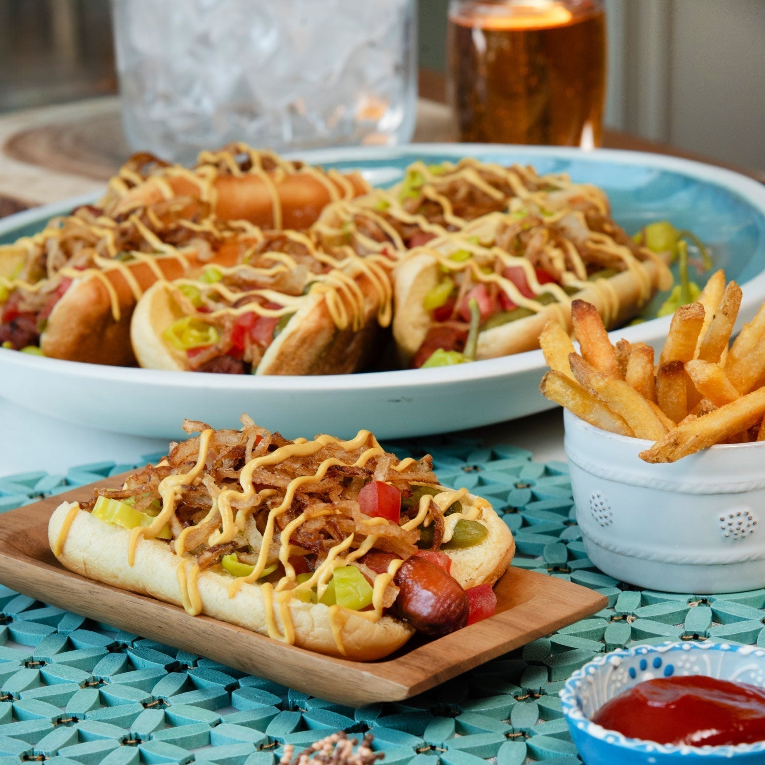 Loaded Twisty Hot Dogs Recipe