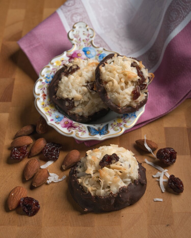 Cranberry Almond Macaroons
