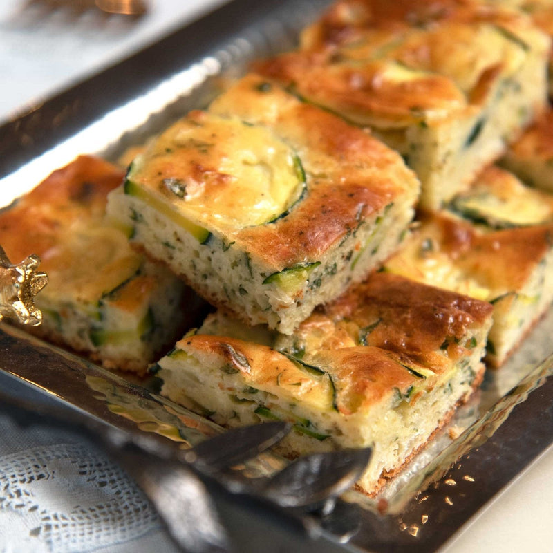 Zucchini Parmesan Squares