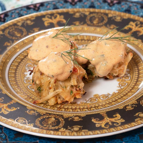 Mary’s Make-Ahead Baked Crab Cake Bites with Homemade Remoulade Sauce