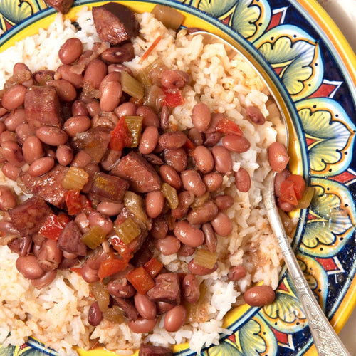 Mary’s Mardi Gras Red Beans and Andouille Sausage