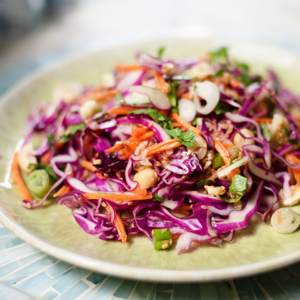 Mary’s Super-Easy Gluten-free Crunchy Asian Coleslaw