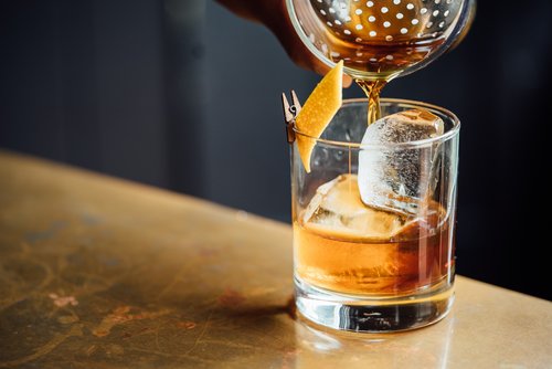 Cinnamon Rosemary Maple Old Fashioned
