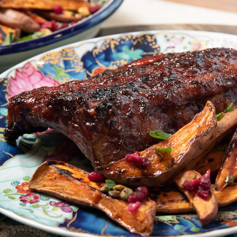 Dry-Rubbed Grilled Barbecue Ribs