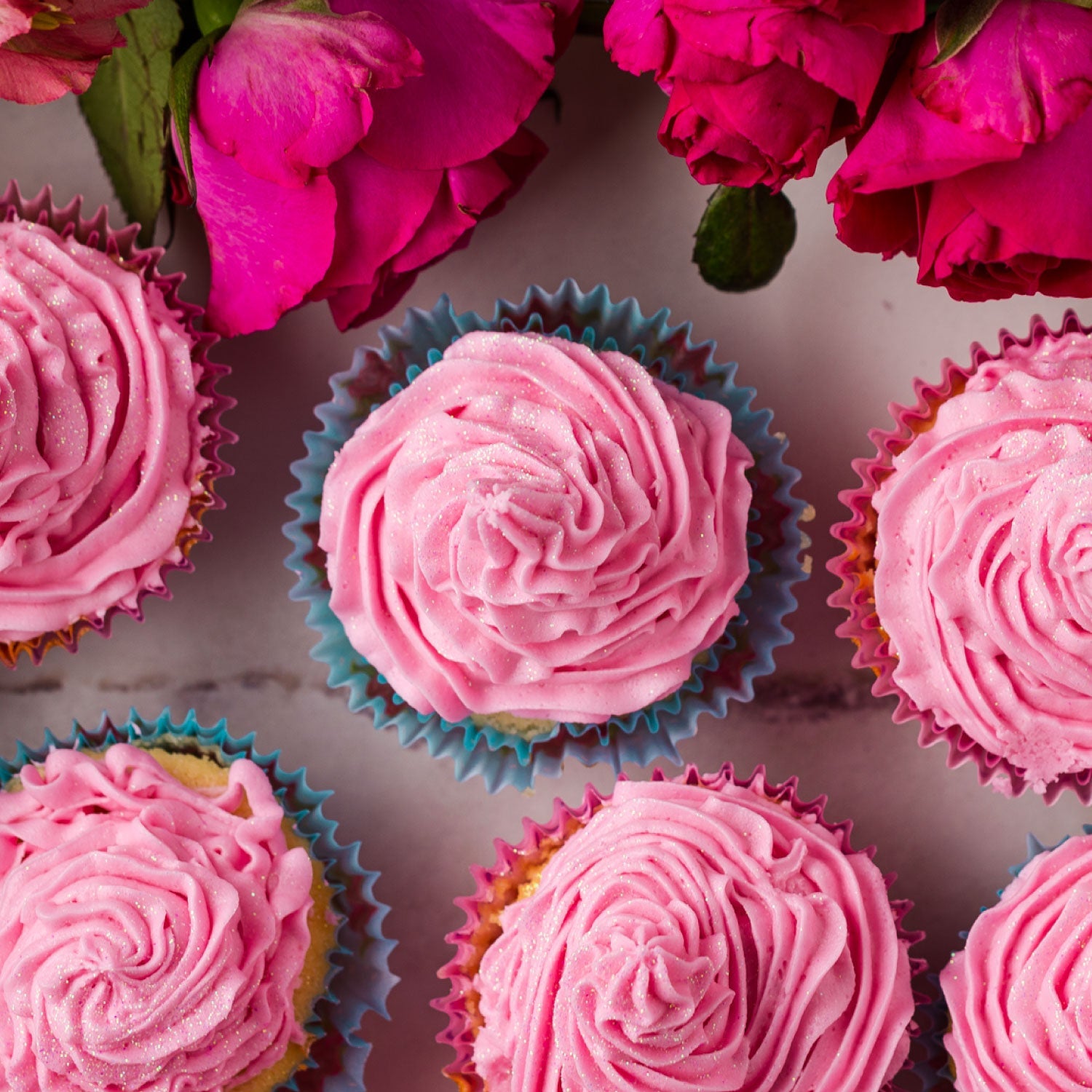 Mary's Delishes Cupcakes Available at Daly Bagel Champagne Week
