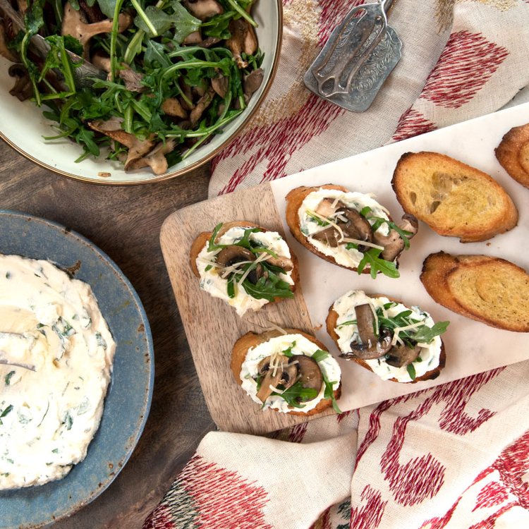 Mushroom Crostini