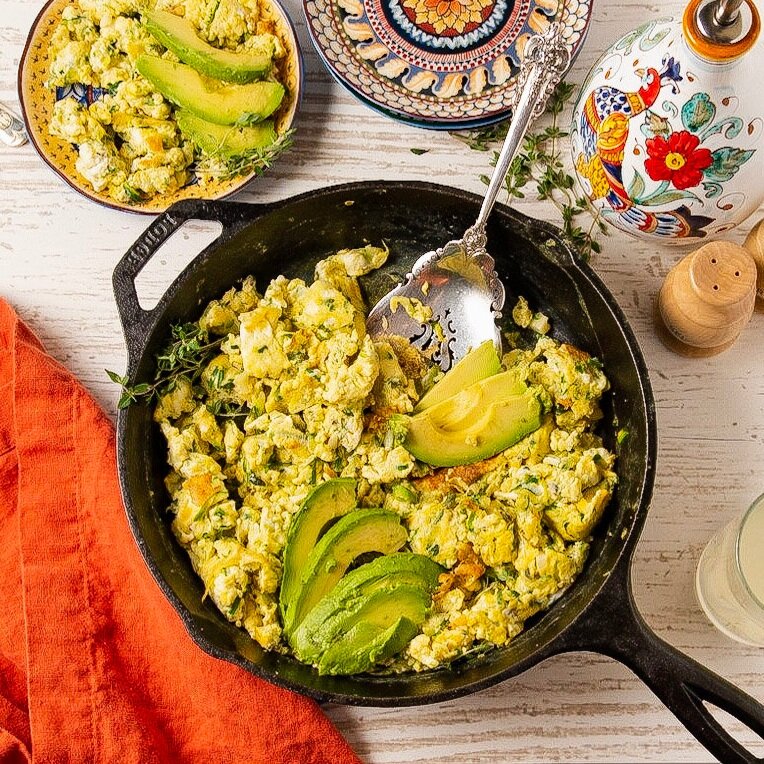 Scrambled Eggs with Zucchini