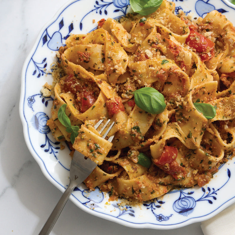 Roasted Tomato Pesto Pappardelle