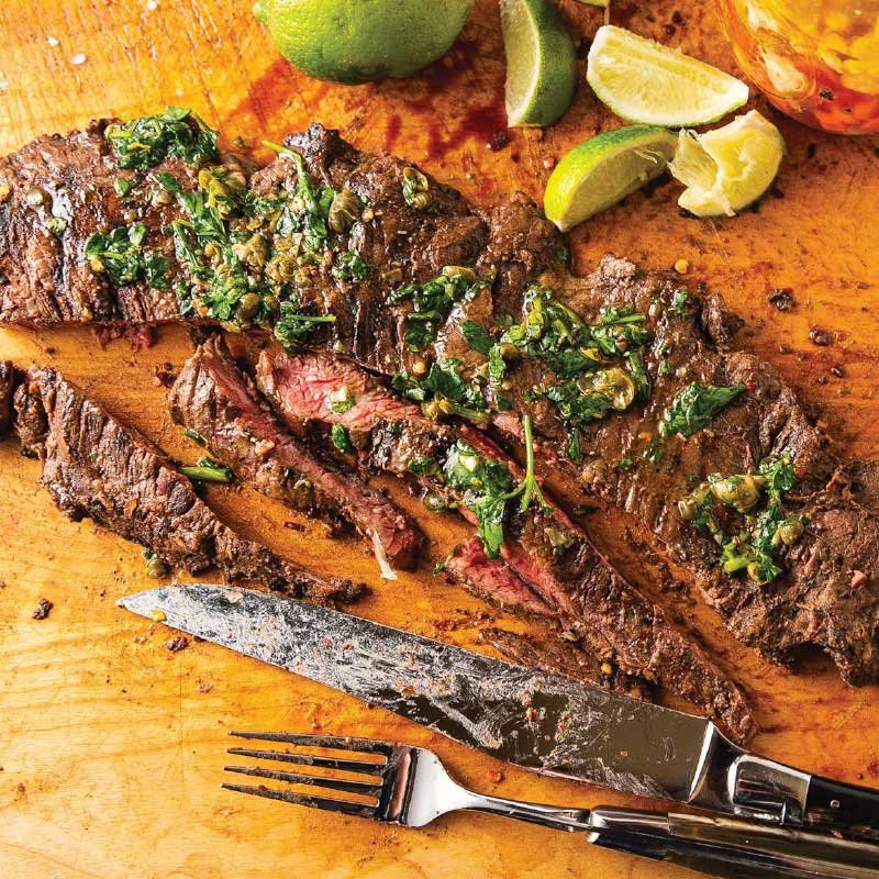 My Favorite Summer Grill Recipes: Grilled Skirt Steak Marinade 3 Ways, Chimichurri Sauce, Sides Dishes, Summer Salads, and Desserts