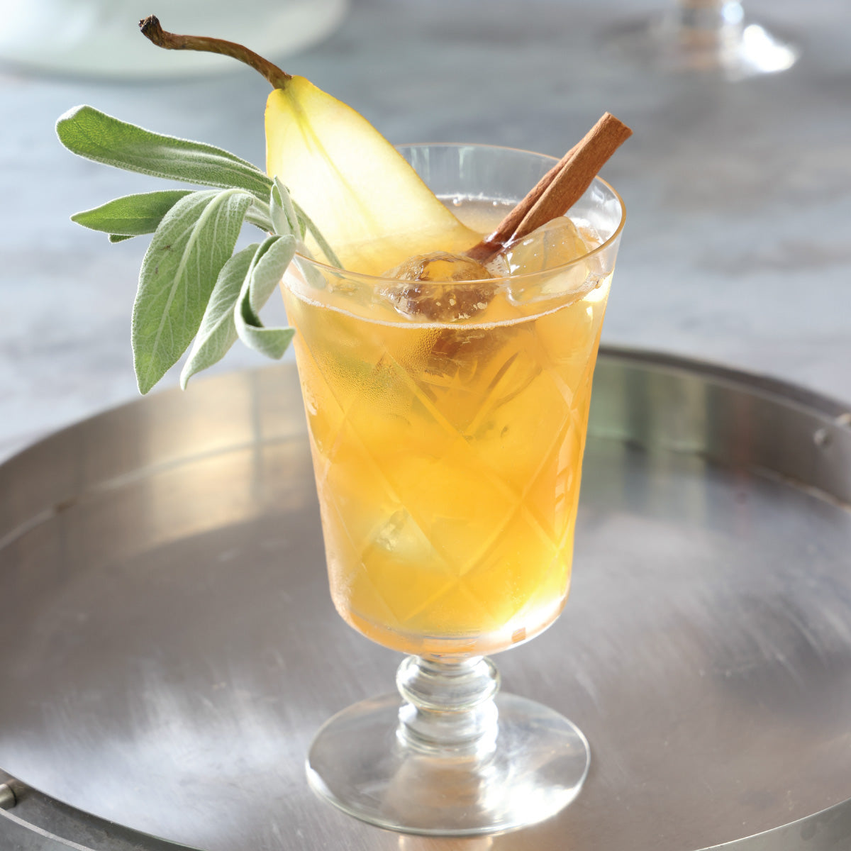 Sparkling Apple Cider Punch with Spiced Rum