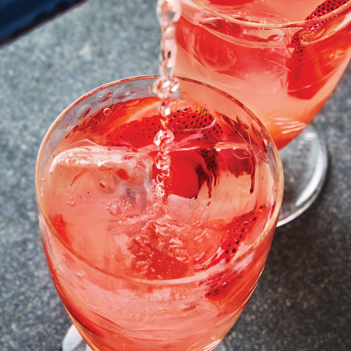 Strawberry and Black Pepper Vodka Spritz Recipe