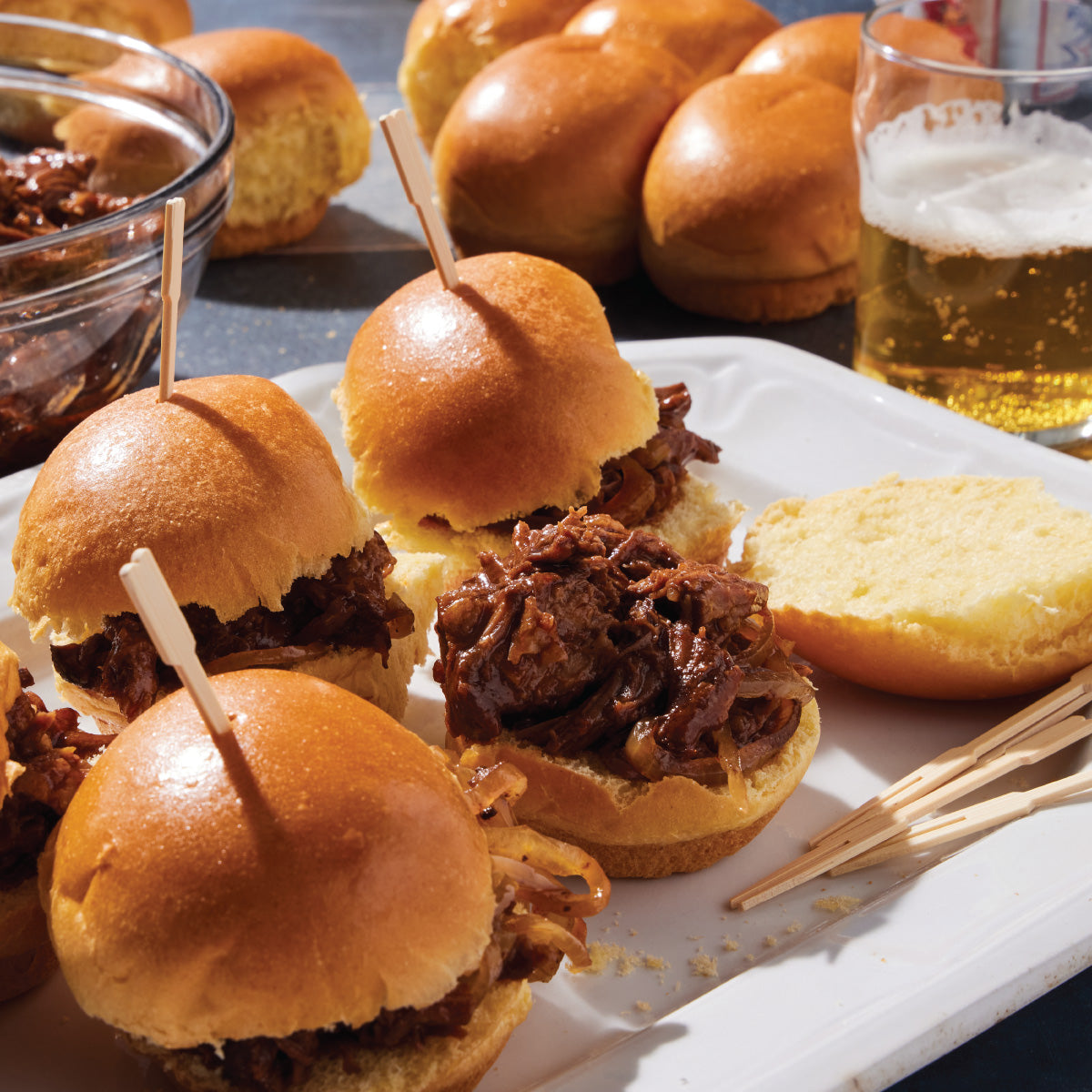 Whiskey BBQ Beef Slider Recipe