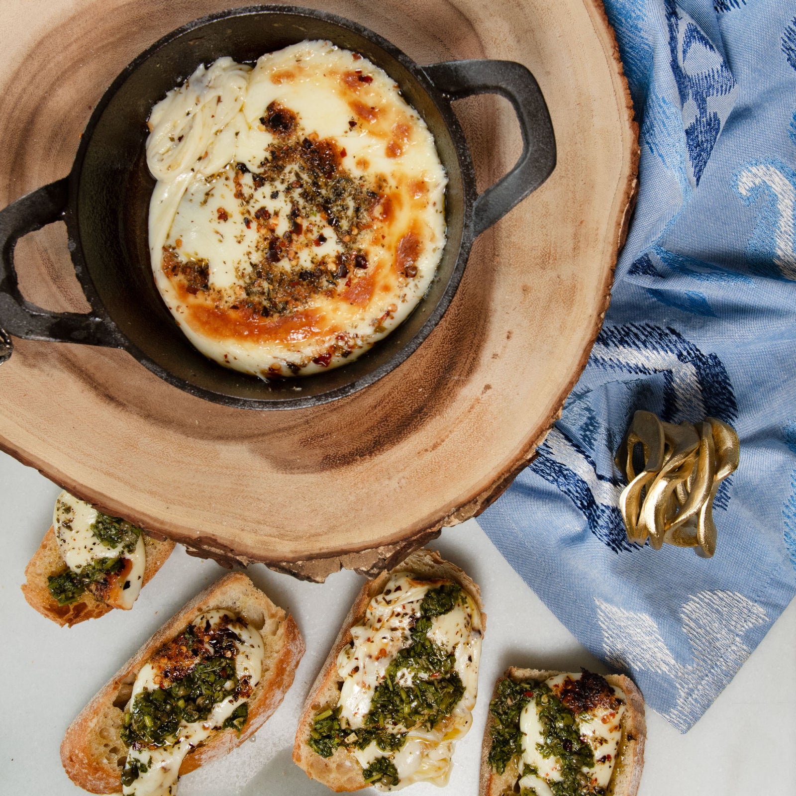 Provoleta (Argentine Grilled Provolone Cheese Dip)