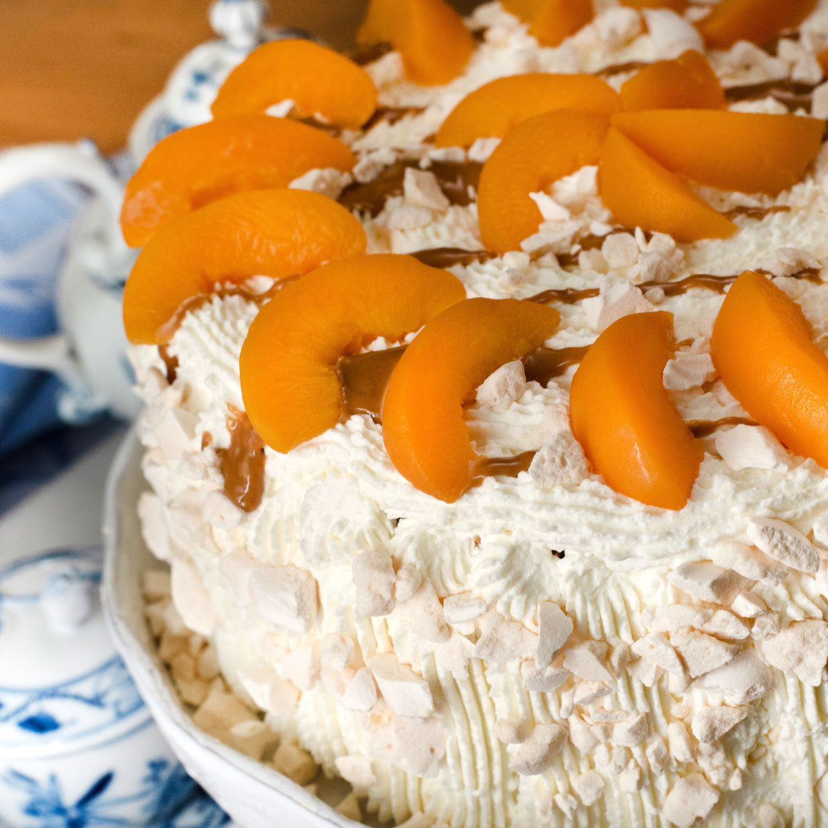 Torta Chaja (Uruguayan Peach Chiffon Cake)