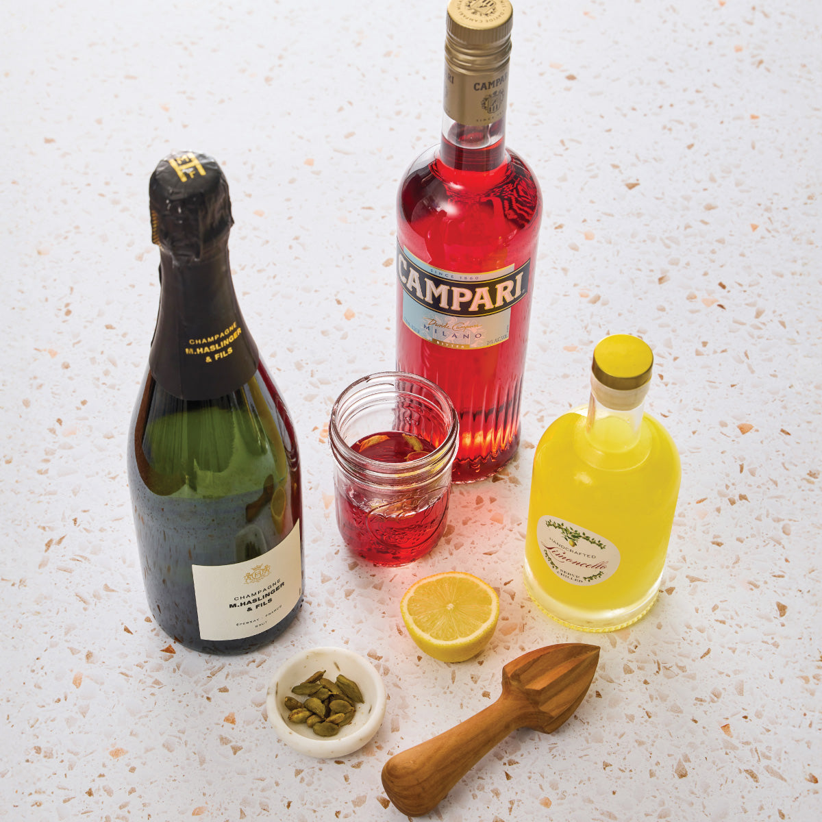 Limoncello & Campari Aperitivo