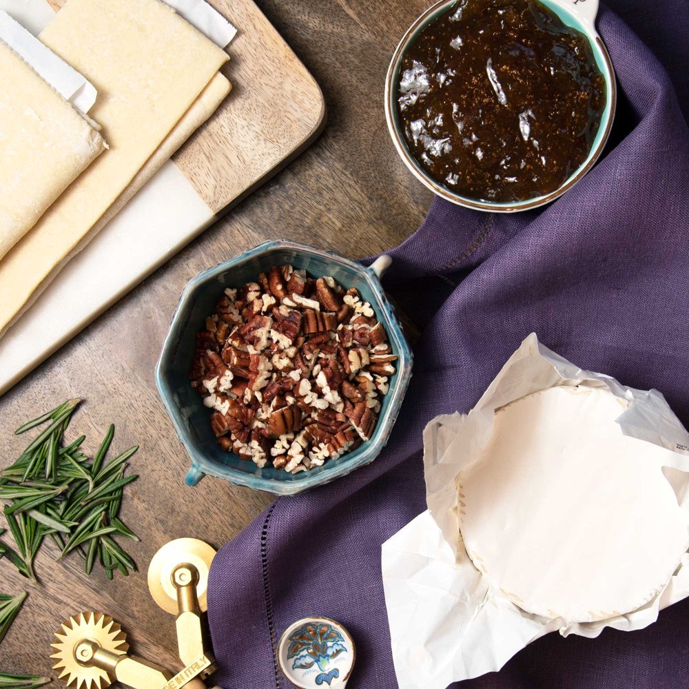 Brie & Fig Puff Pastry Bites