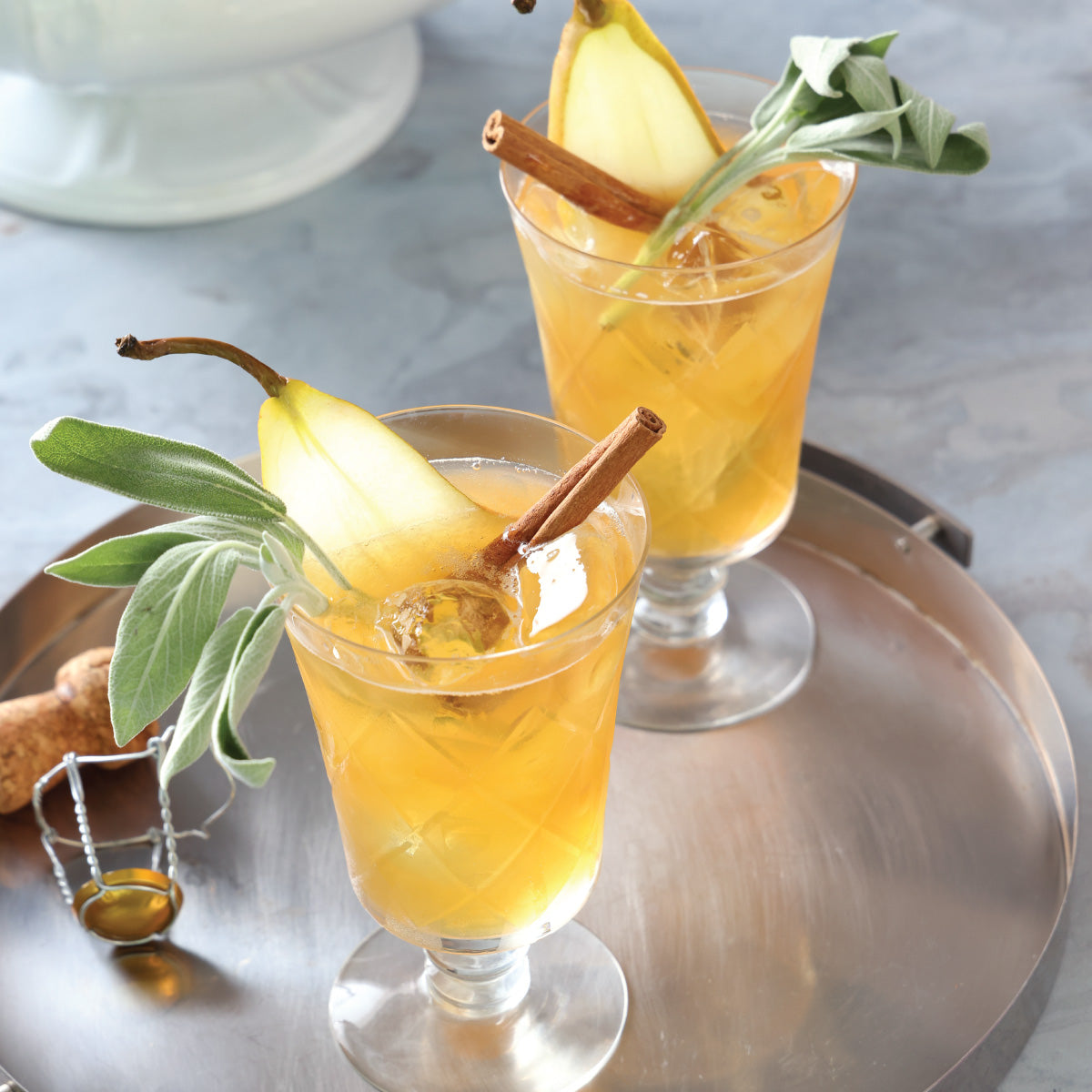 Sparkling Apple Cider Rum Punch
