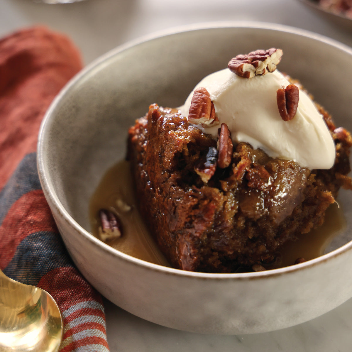 Sticky Date Pudding with Maple Orange Caramel
